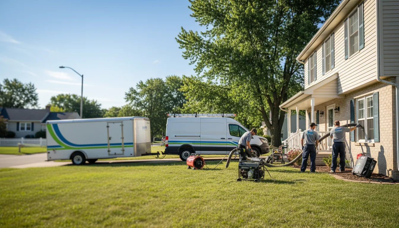 Flooded Basement Restoration And Cleanup With Repair in Hortonville, NY near me